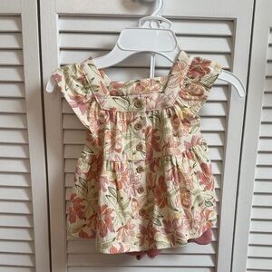 Catherine Makandrino Floral Pink Set - 12M - NWT
